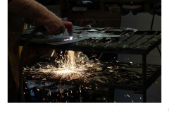 Welding sparks at workbench - Matthew Leane (Commended - Open B Grade - 13 Aug 2020 PDI)