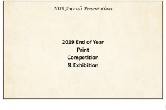 2019 Awards Presentations