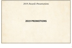 2019 Awards Presentations