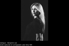 Nicole captured on Lomography Lady Grey 400 - Benjamin Lee
