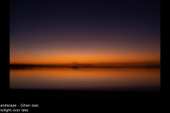 Twilight over lake - Gihan Isac