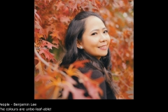 The colours are unbe-leaf-able! - Benjamin Lee