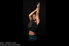Model with posture expression - Matthew Leane
