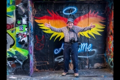 Bob's an Angel - City Laneways (Marg Huxtable ©)