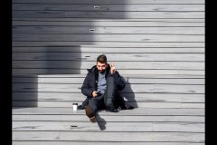 Coffee Break - Docklands Walk (Marg Huxtable ©)