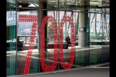 NAB in the Red - Docklands Walk (Marg Huxtable ©)