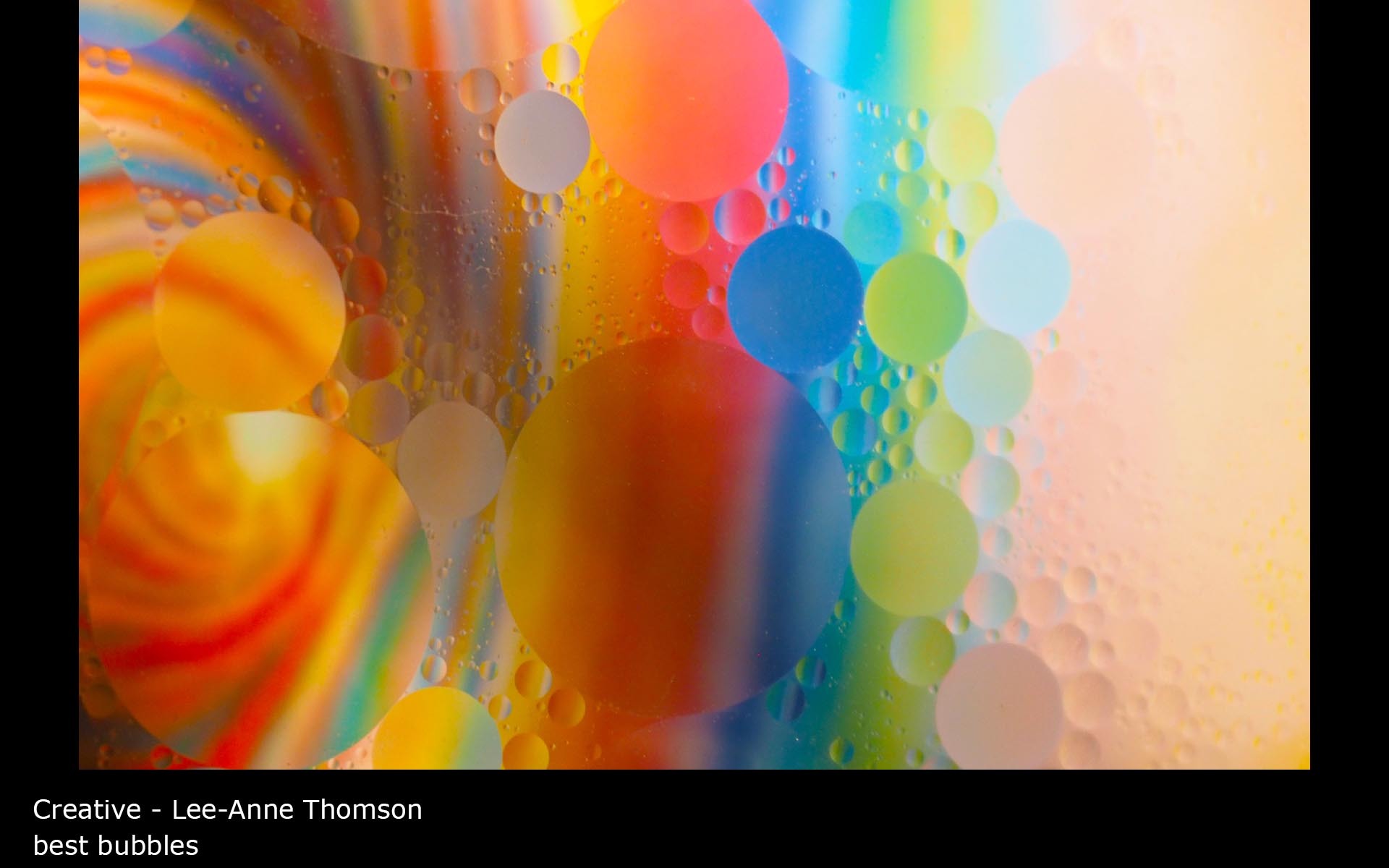 best bubbles - Lee-Anne Thomson