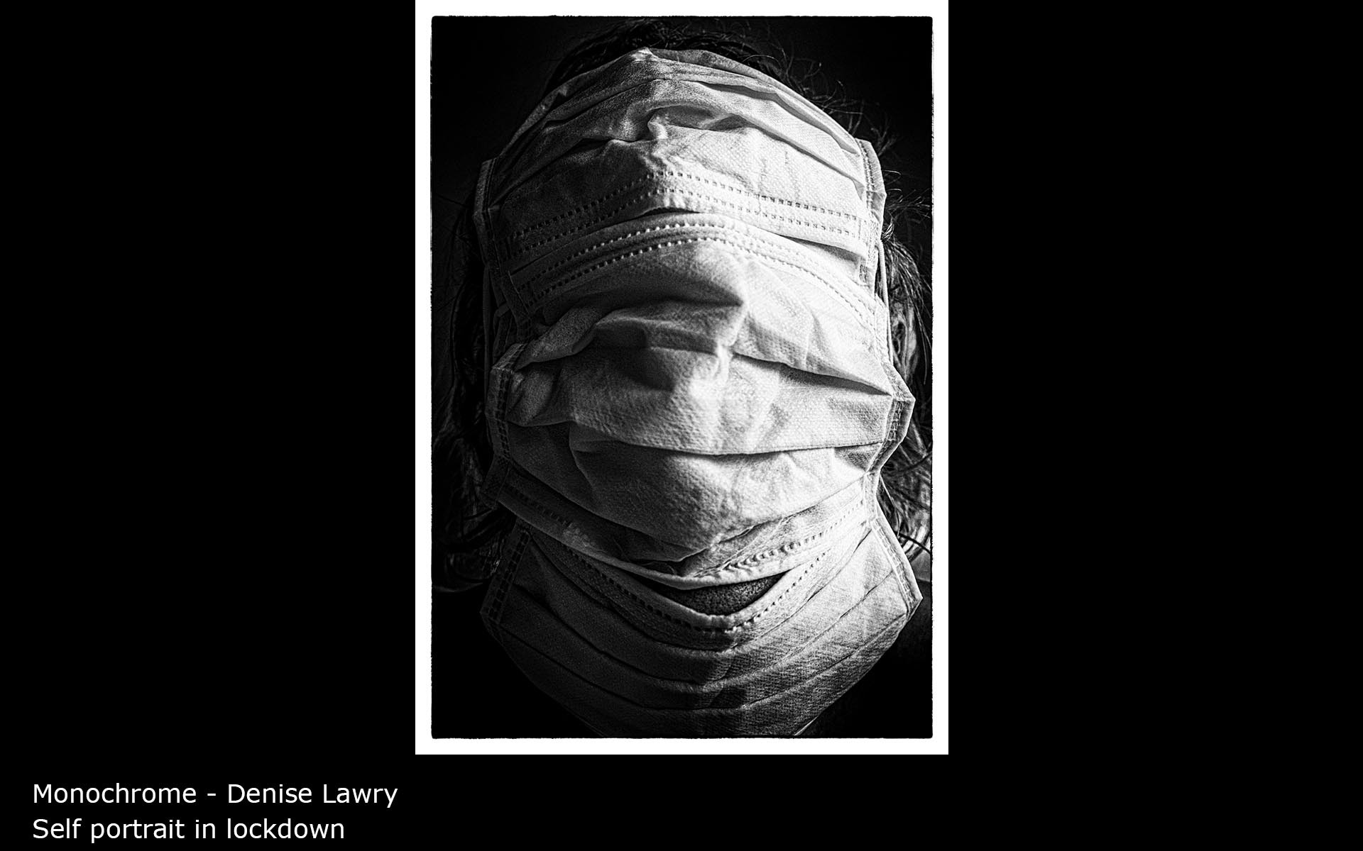 Self portrait in lockdown - Denise Lawry
