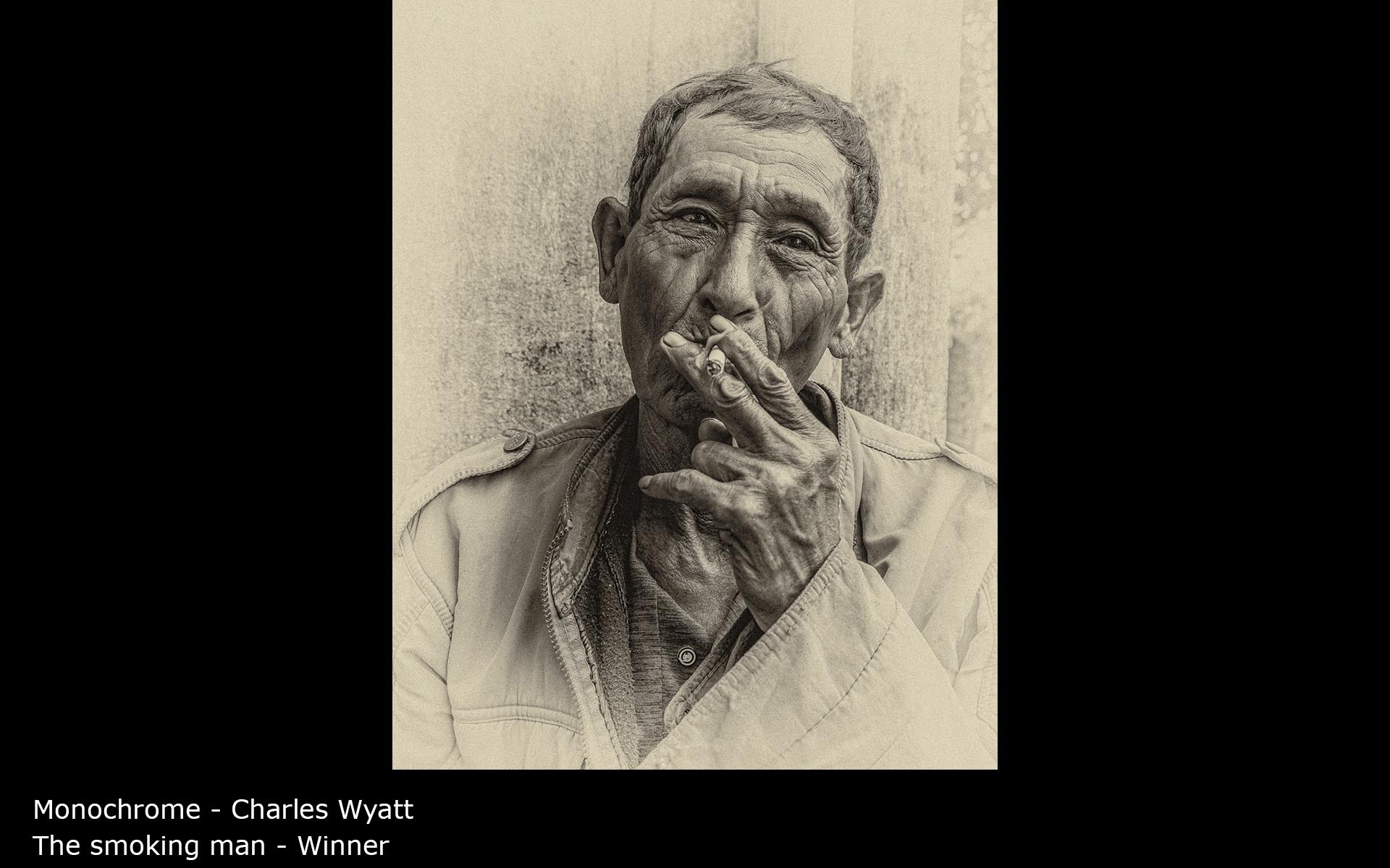The smoking man - Charles Wyatt