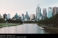 Melbourne CBD captured on Fujifilm Pro 400H - Benjamin Lee