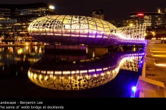 The same ol' webb bridge at docklands - Benjamin Lee