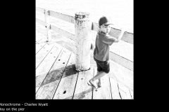 Boy on the pier  - Charles Wyatt