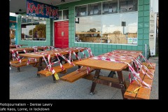 Kafe Kaos, Lorne, in lockdown - Denise Lawry