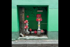 Red and Green - North-West CBD Laneways (Jim O\'Donnell ©)