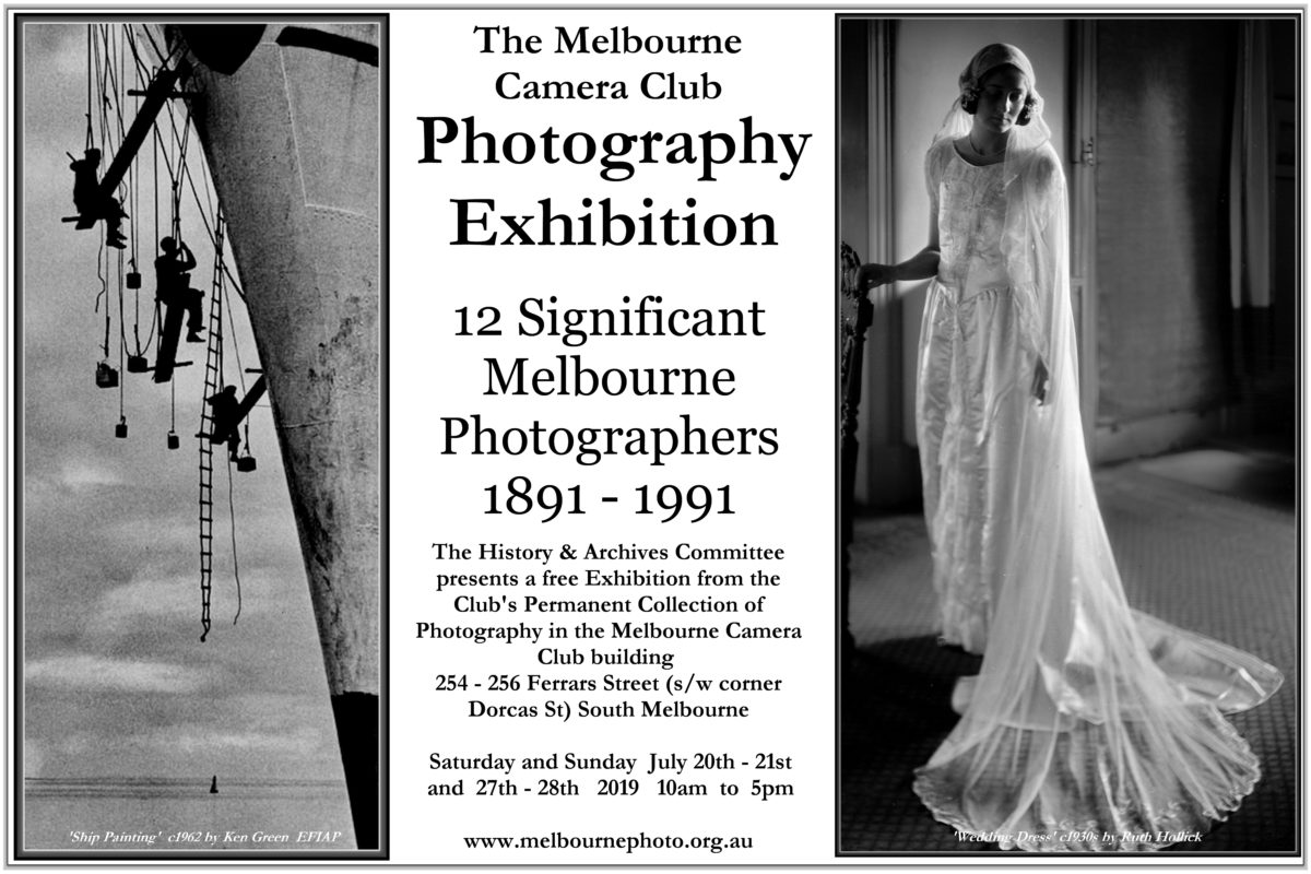 History & Archives Exhibition 2019 Melbourne Camera Club